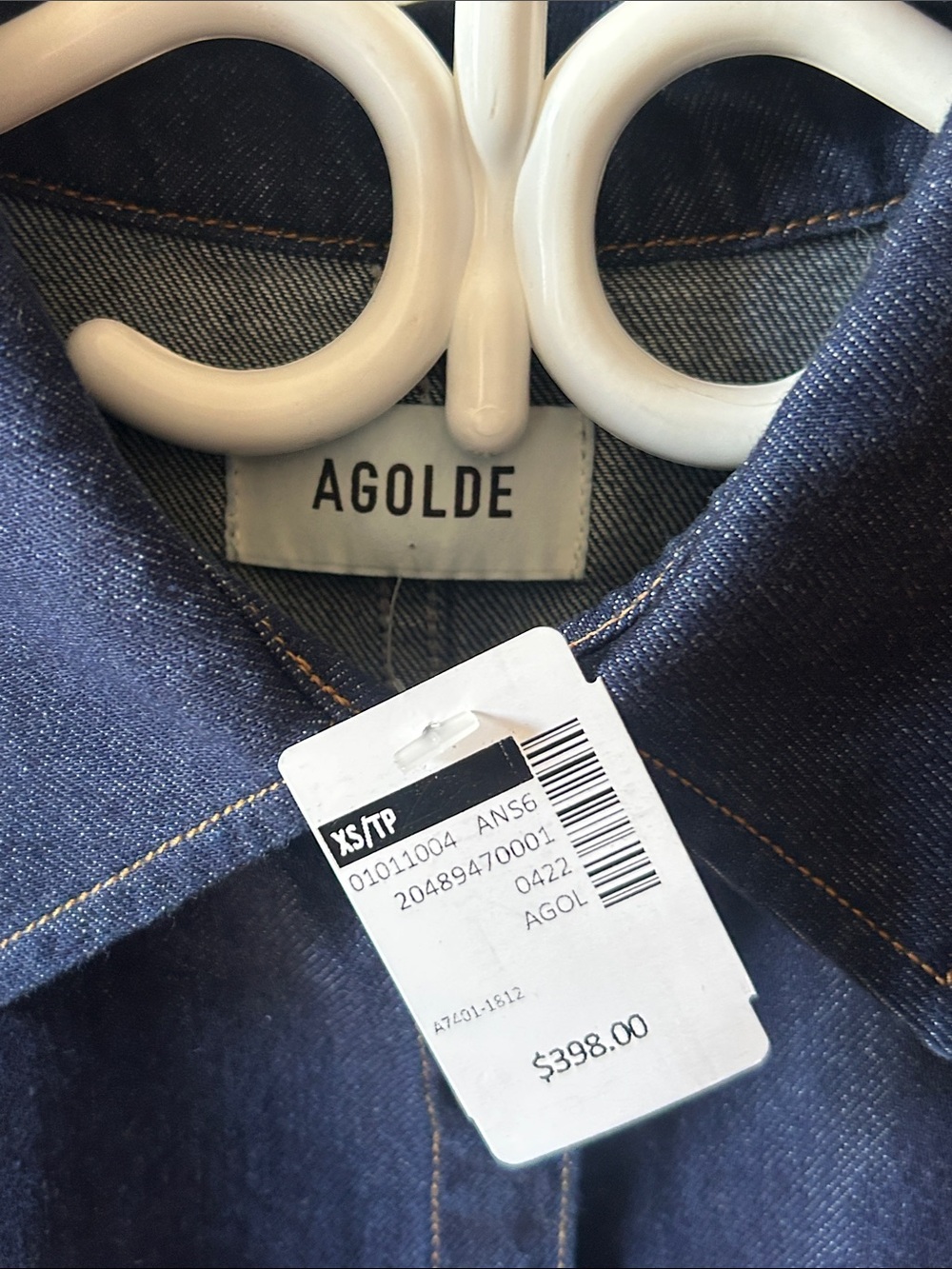Agolde Devon Denim Shirt Rinse - Picture 10 of 12